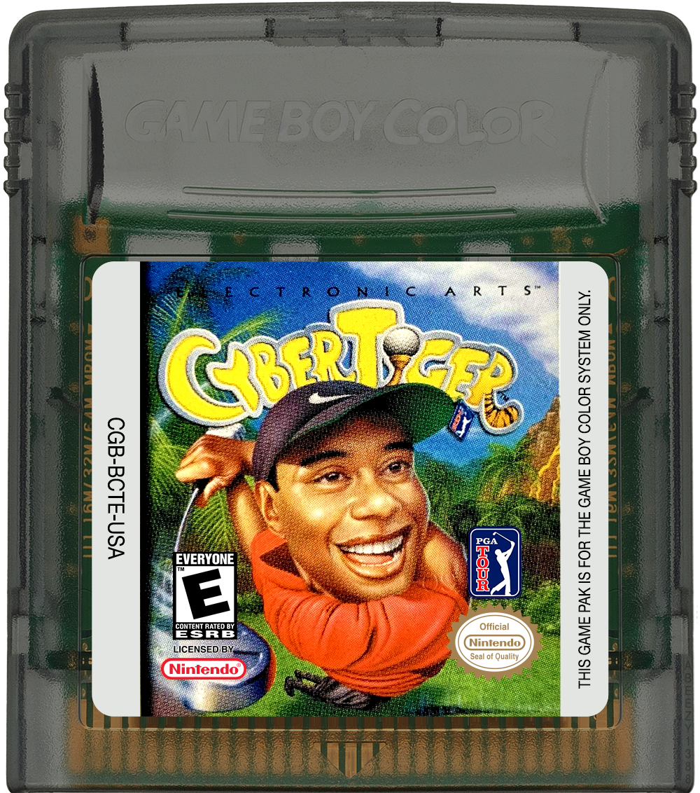 CyberTiger Cartridge Label