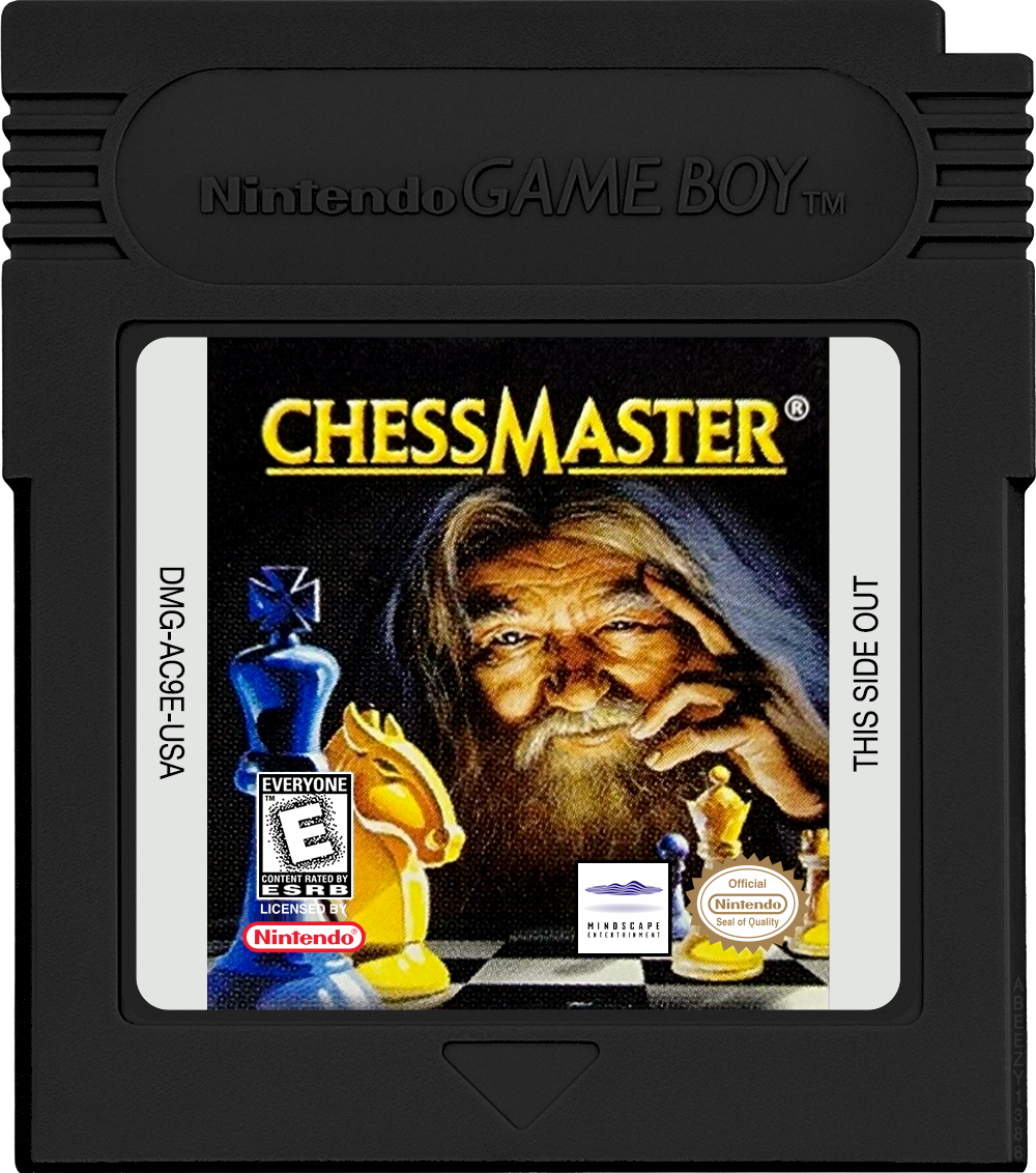 Chessmaster Cartridge Label