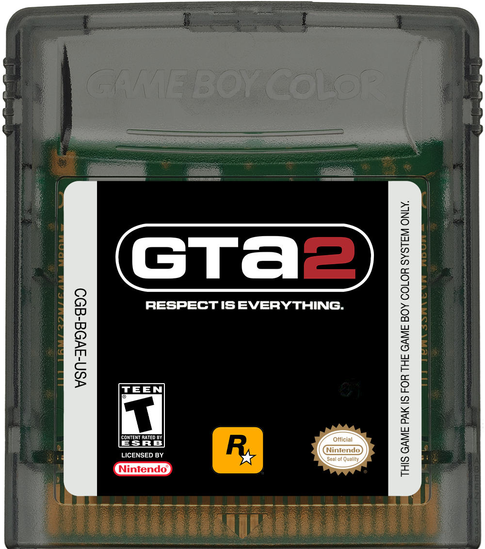 Grand Theft Auto 2 Cartridge Label