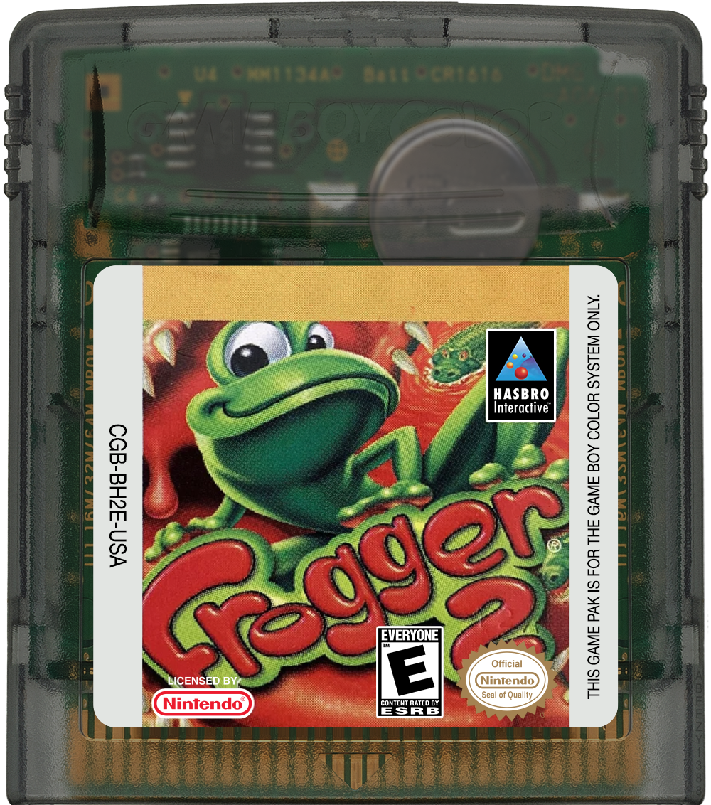 Frogger 2 Cartridge Label