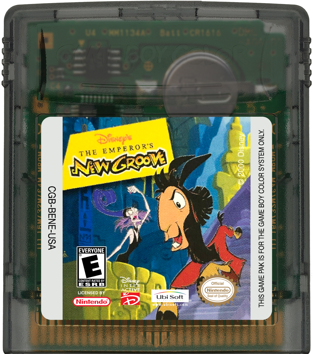 Emperor's New Groove, The Cartridge Label
