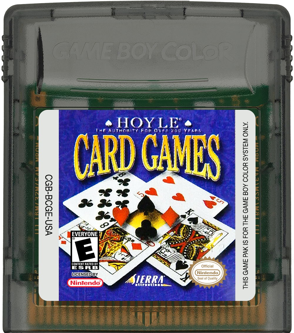 Hoyle Card Games Cartridge Label