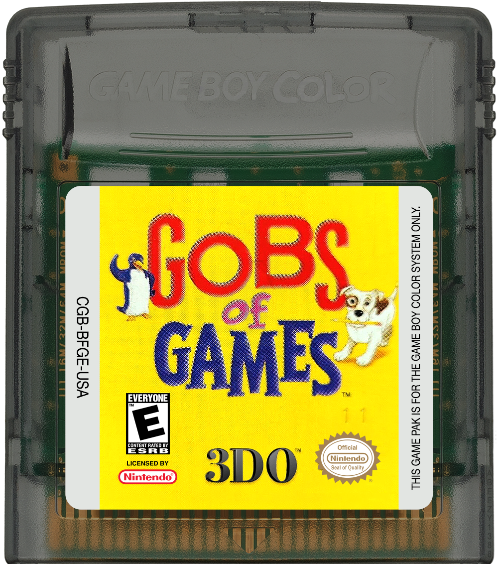 Gobs of Games Cartridge Label