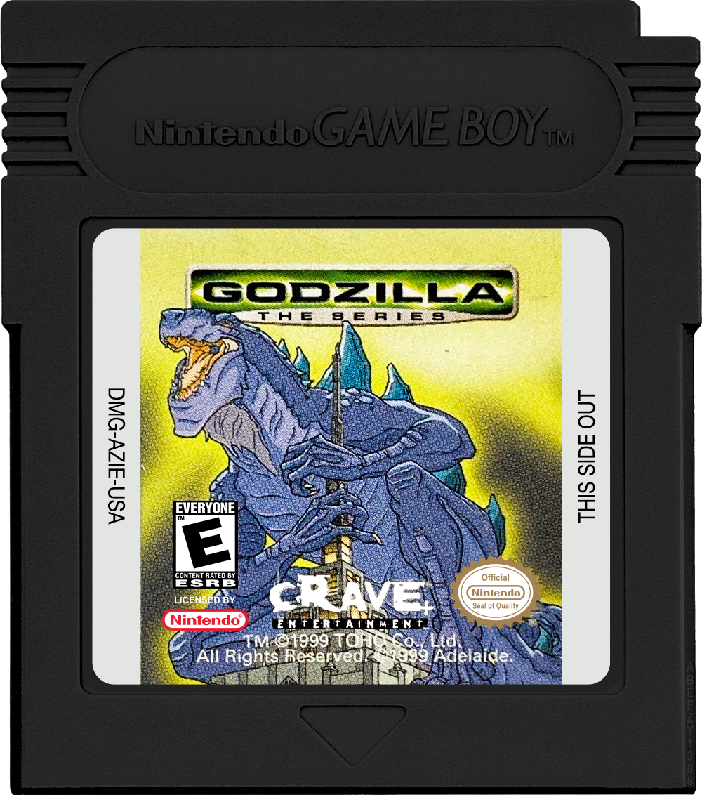 Godzilla - The Series Cartridge Label