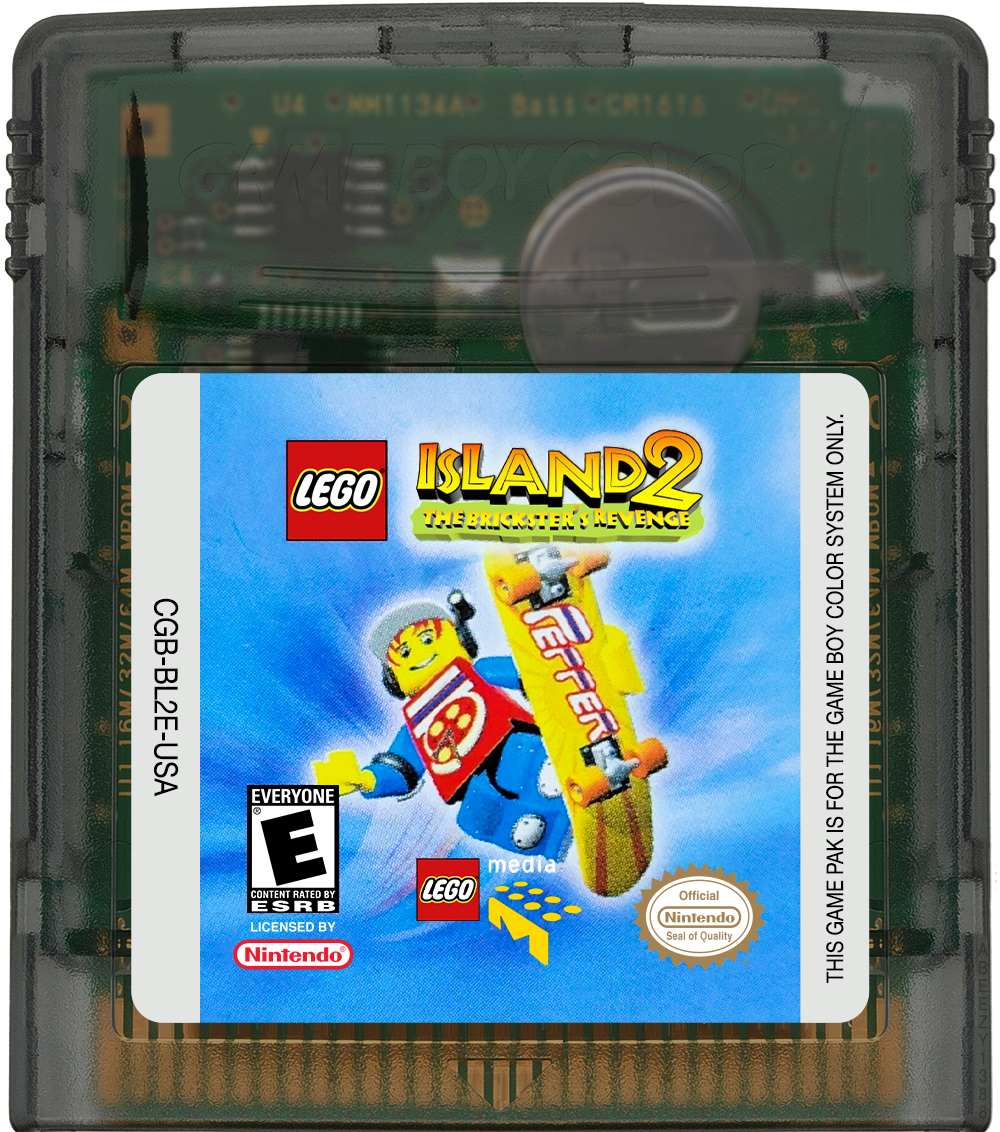 LEGO Island 2 - The Brickster's Revenge Cartridge Label