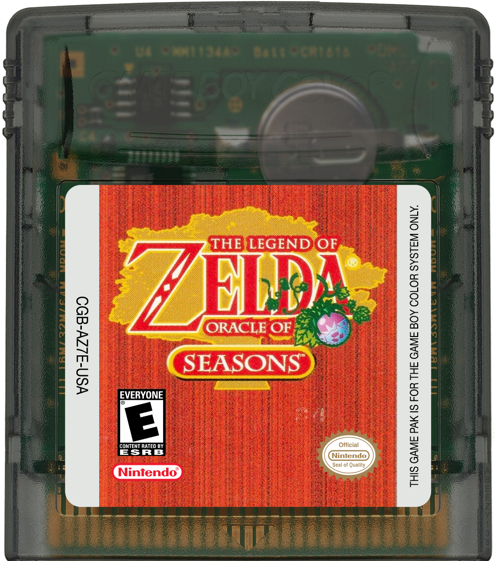 Legend of Zelda, The - Oracle of Seasons Cartridge Label