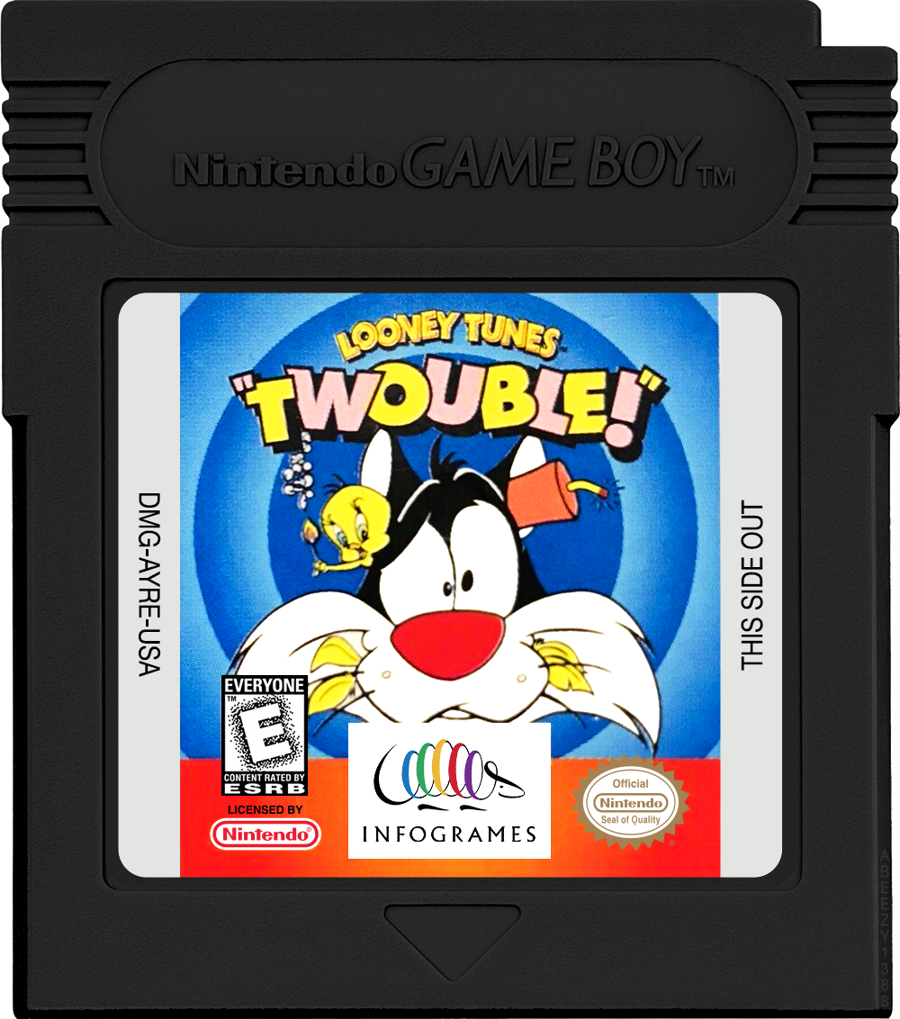 Looney Tunes - Twouble! Cartridge Label