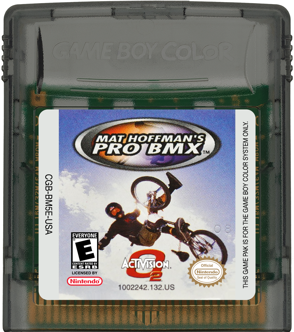 Mat Hoffman's Pro BMX Cartridge Label