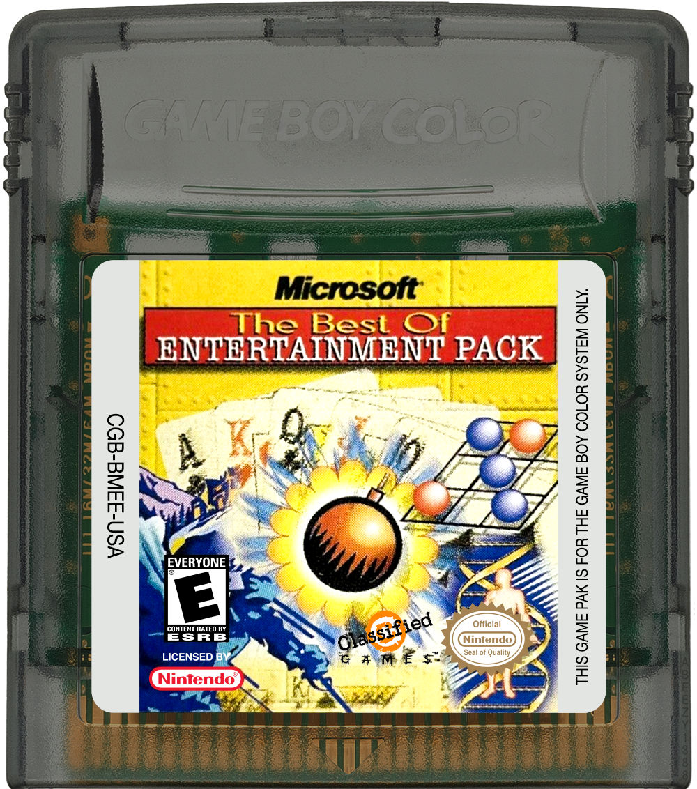Microsoft - The Best of Entertainment Pack Cartridge Label