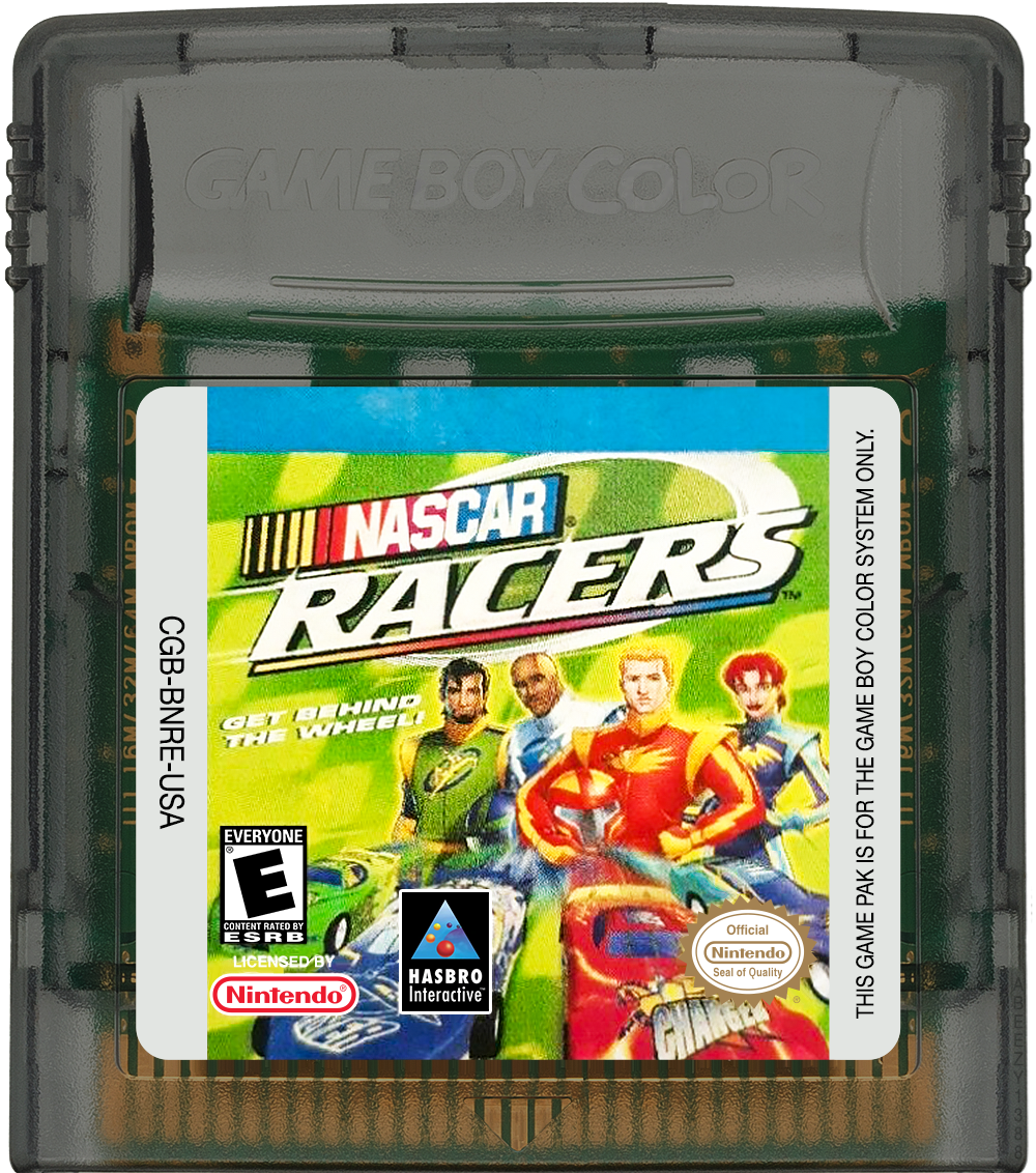 NASCAR Racers Cartridge Label