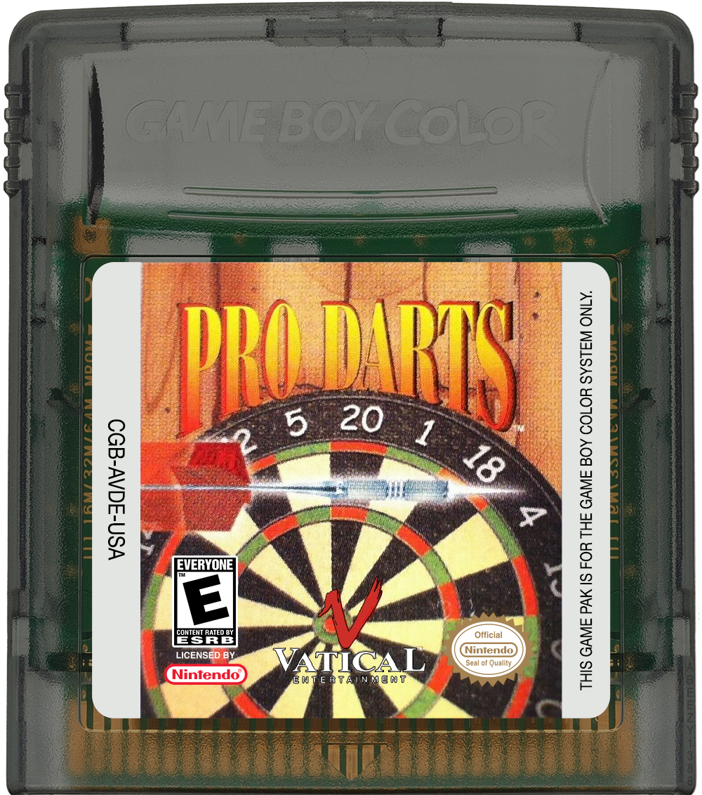 Pro Darts Cartridge Label