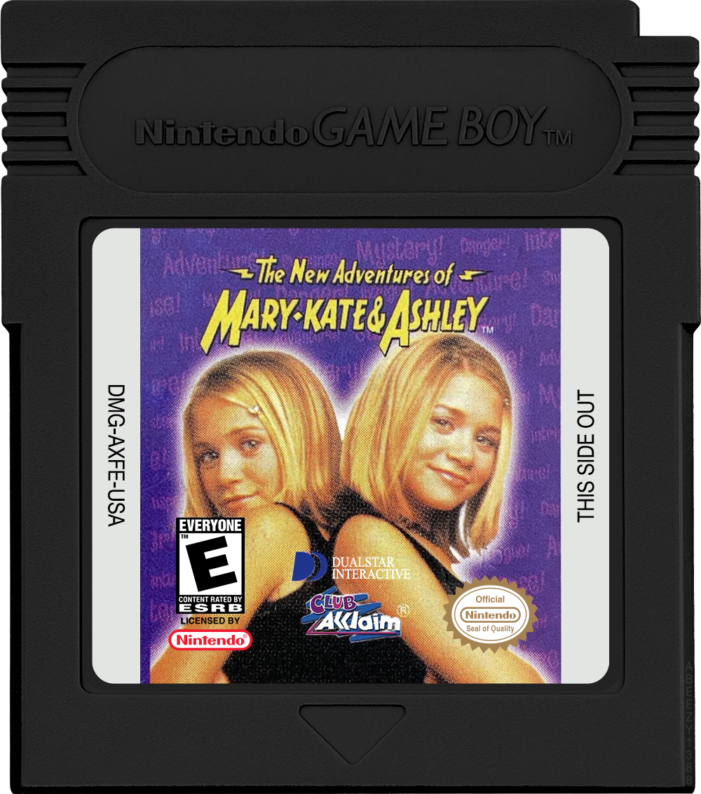 New Adventures of Mary-Kate &amp; Ashley, The Cartridge Label