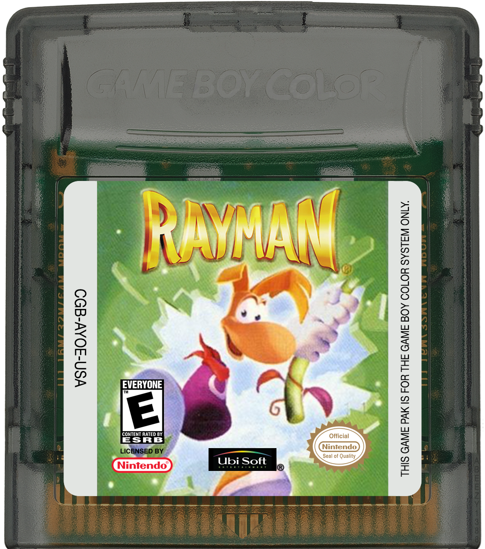Rayman Cartridge Label