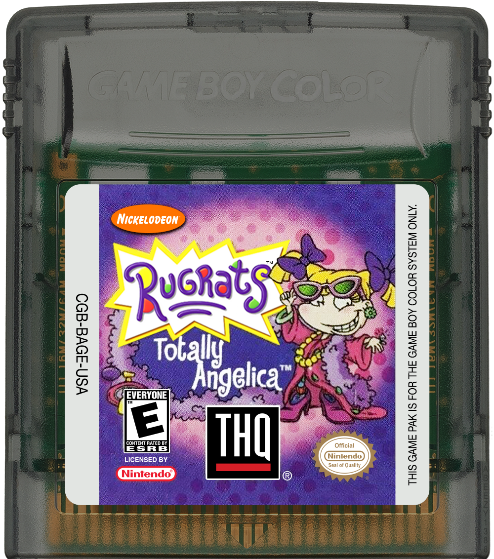 Rugrats - Totally Angelica Cartridge Label