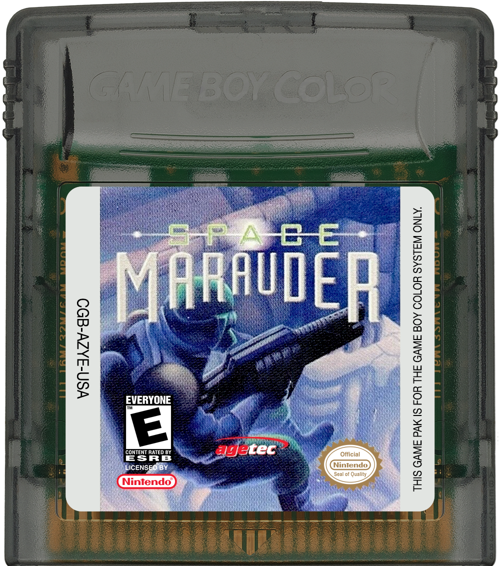 Space Marauder Cartridge Label