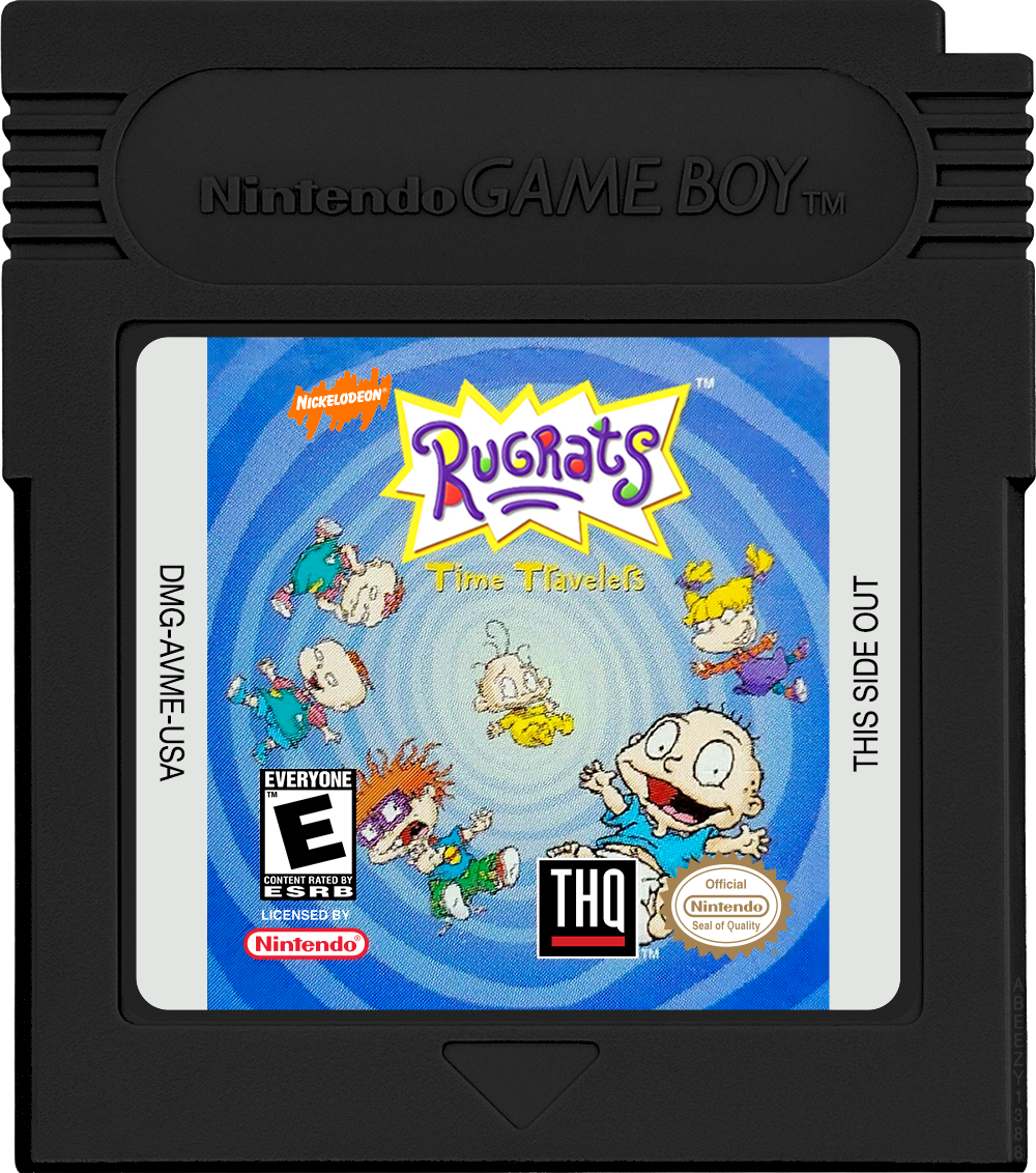 Rugrats - Time Travelers Cartridge Label