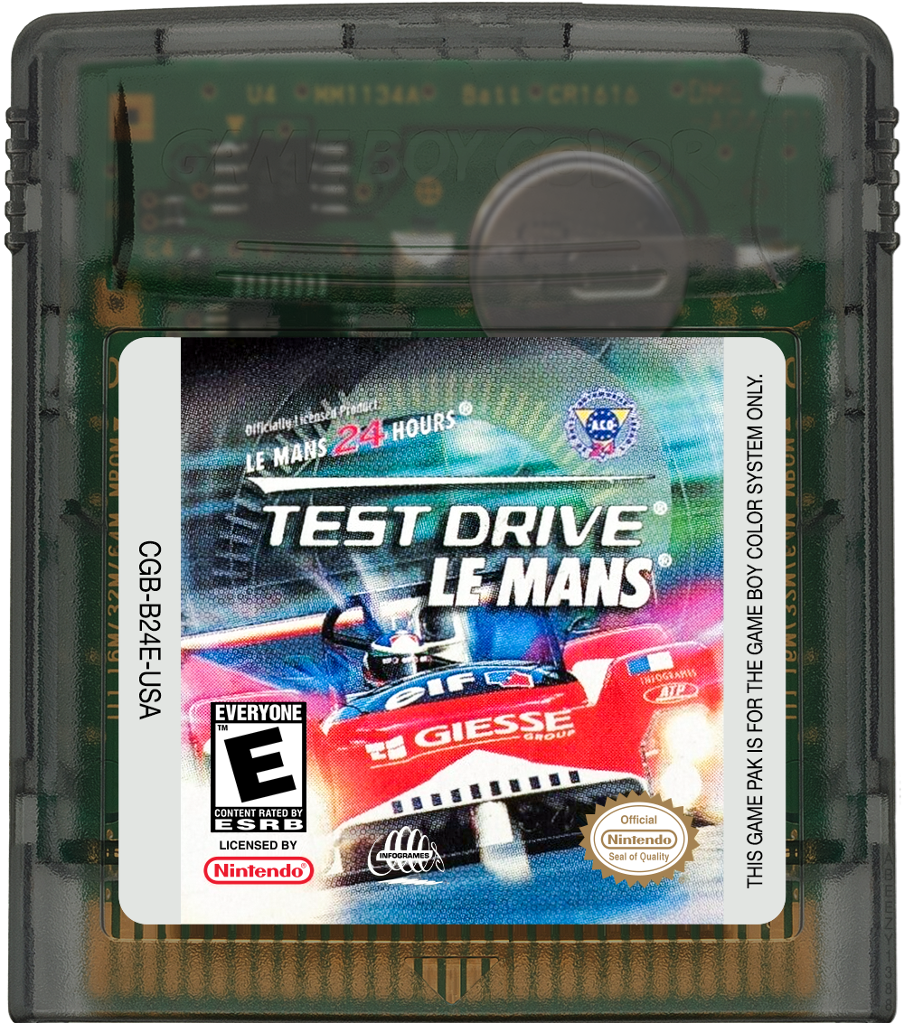 Test Drive Le Mans Cartridge Label