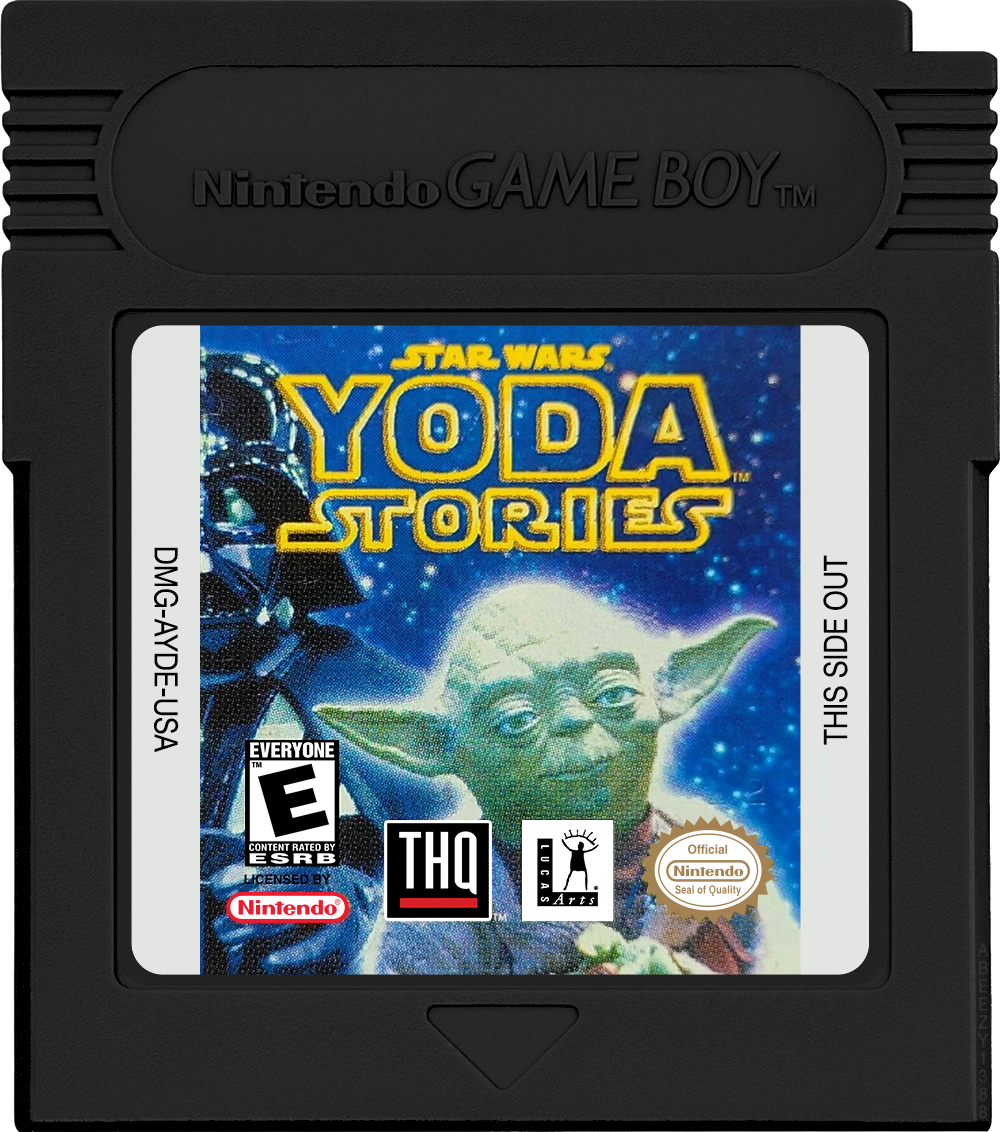 Star Wars - Yoda Stories Cartridge Label