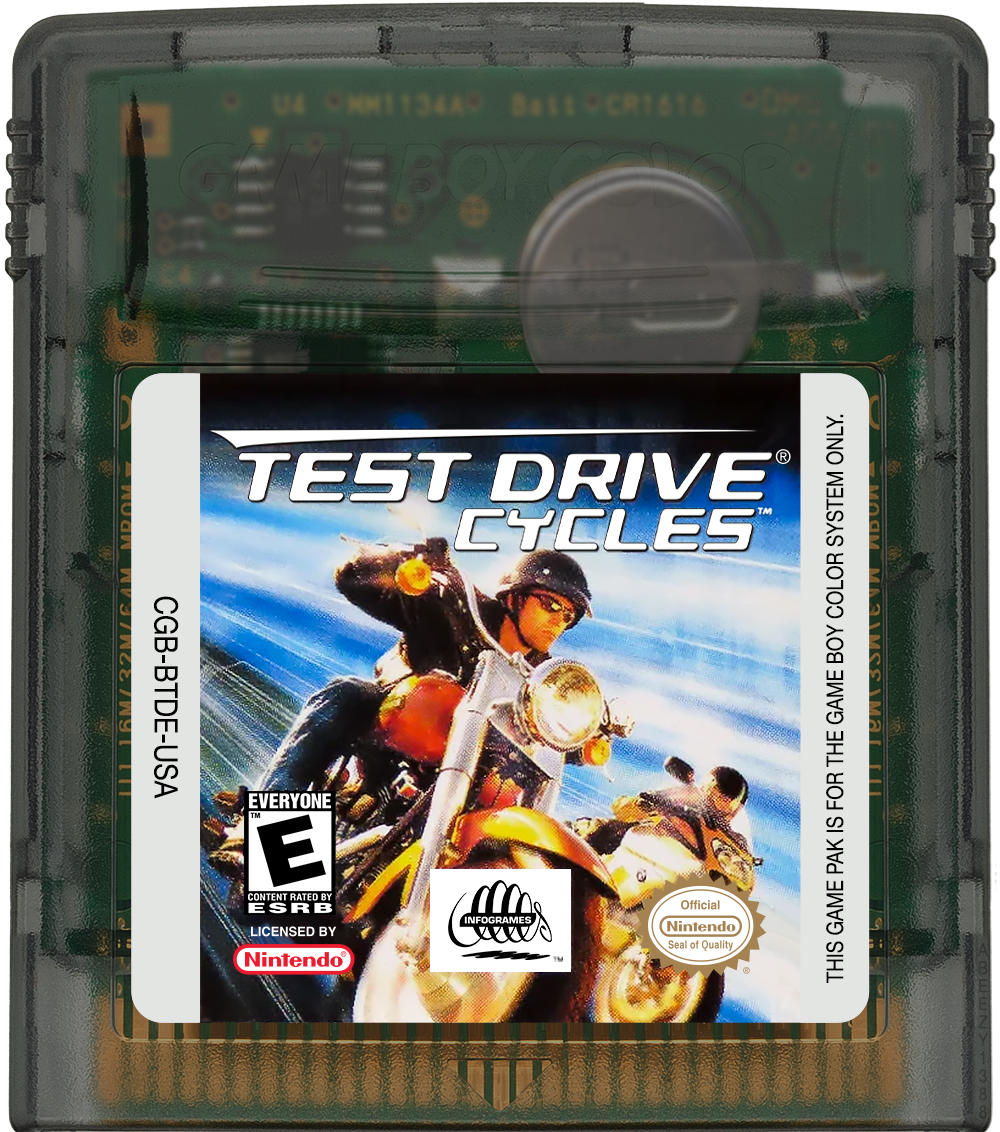 Test Drive Cycles Cartridge Label