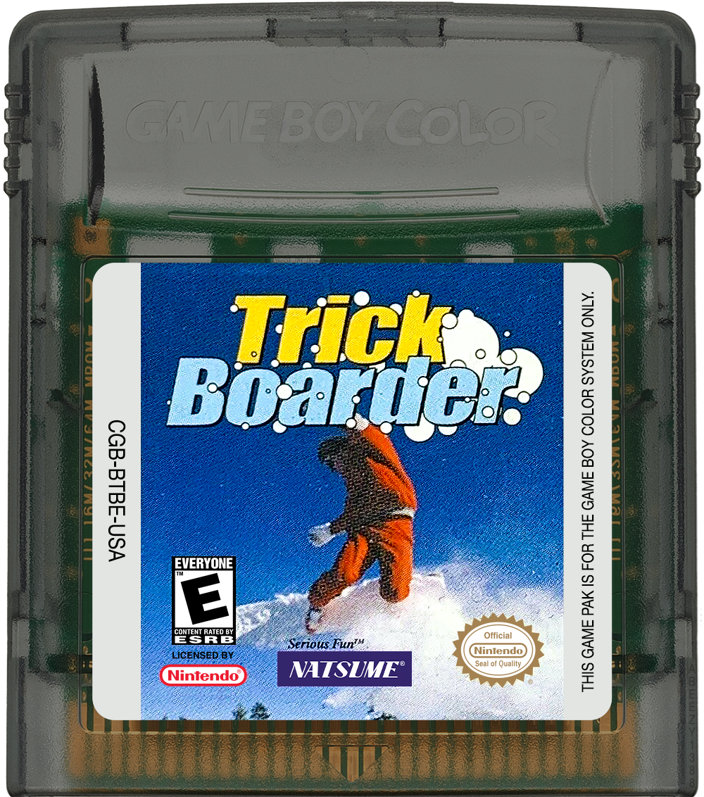 Trick Boarder Cartridge Label
