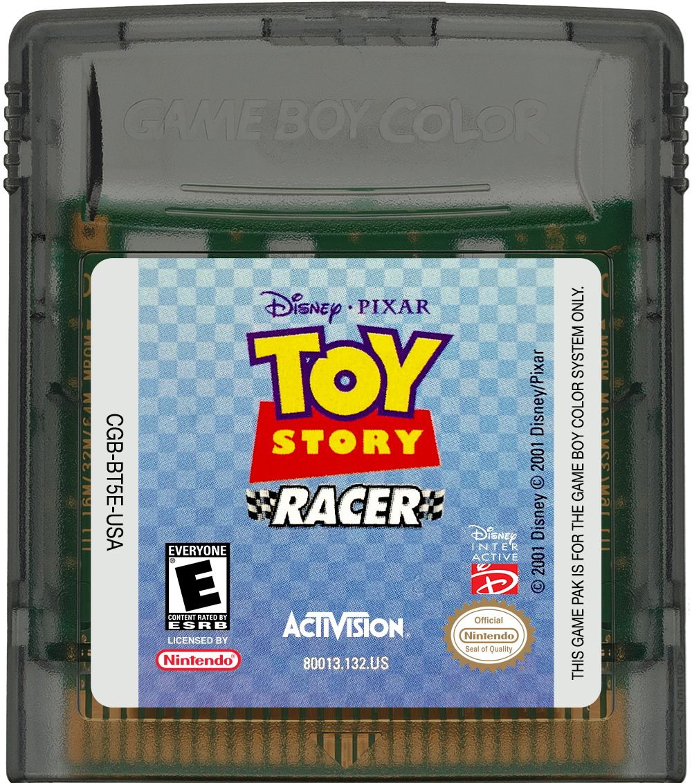 Toy Story Racer Cartridge Label