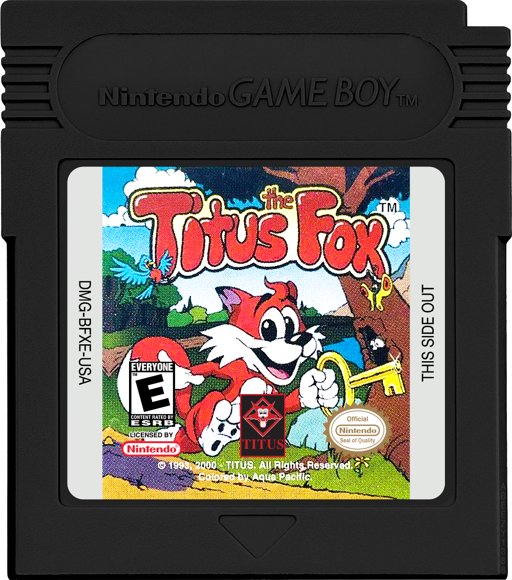 Titus the Fox Cartridge Label