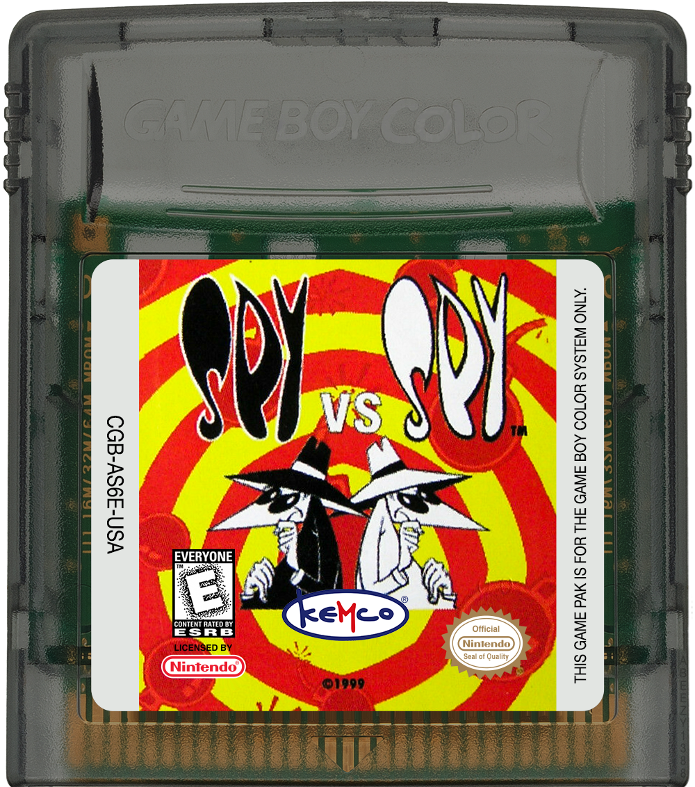 Spy vs Spy Cartridge Label