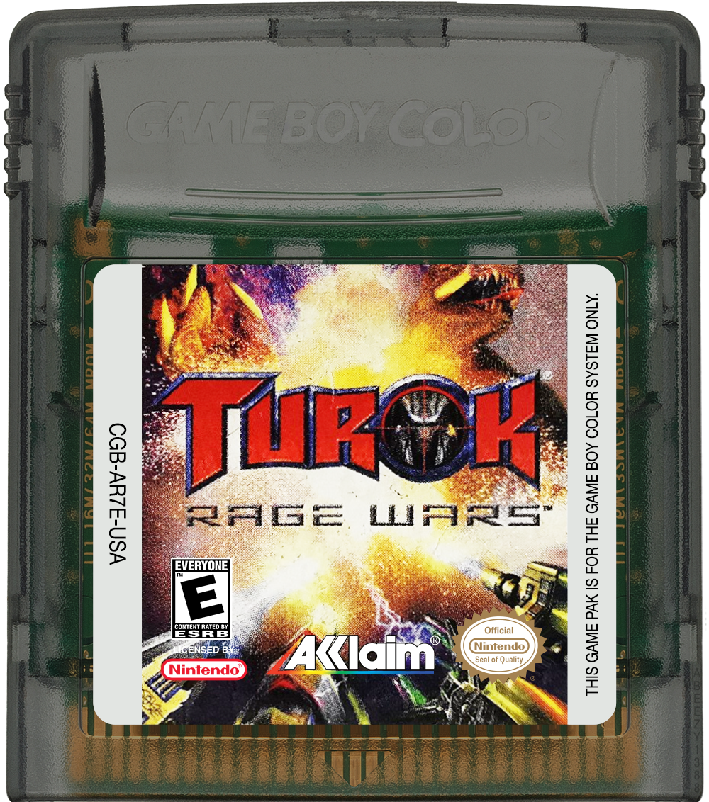 Turok - Rage Wars Cartridge Label