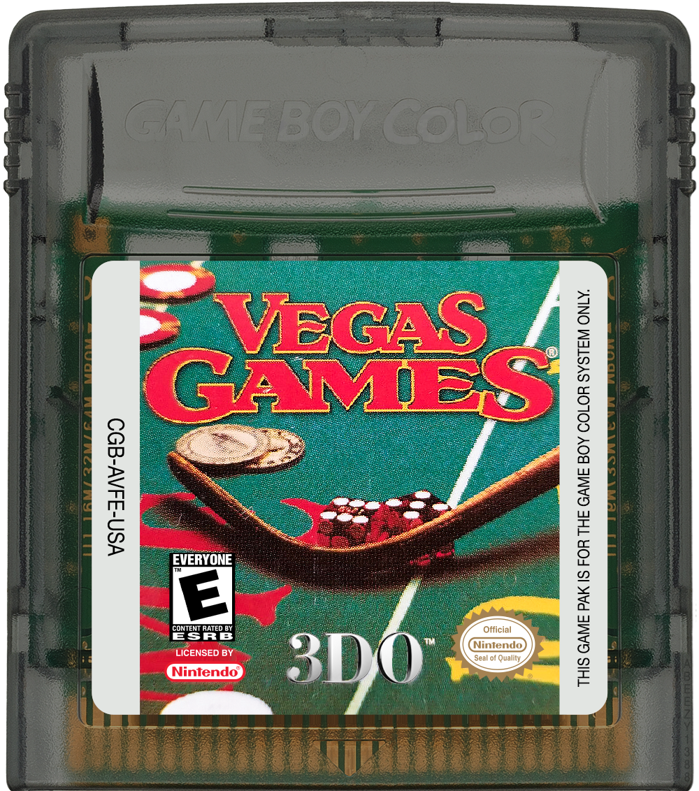 Vegas Games Cartridge Label