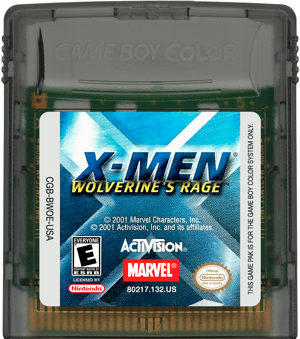 X-Men - Wolverine's Rage Cartridge Label