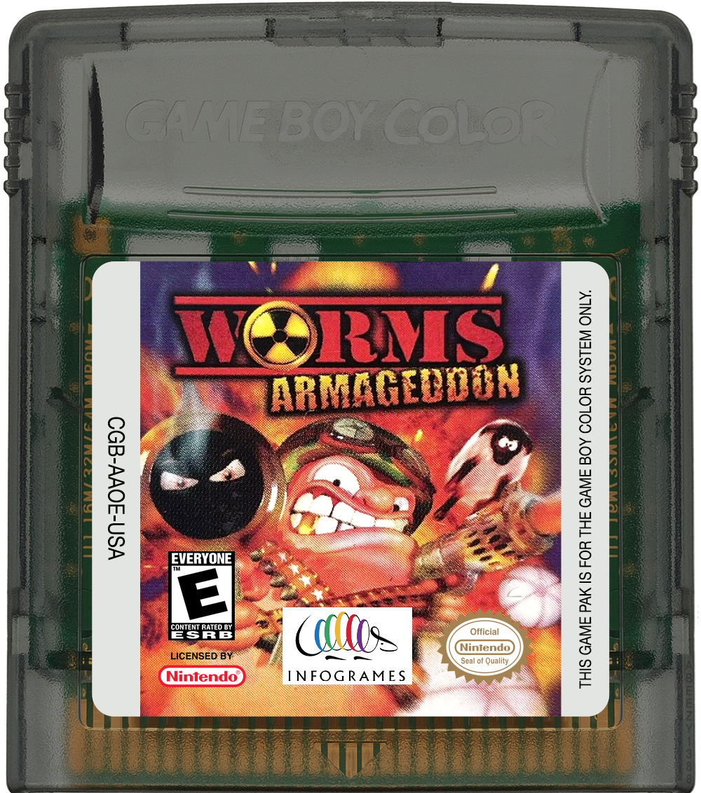Worms Armageddon Cartridge Label