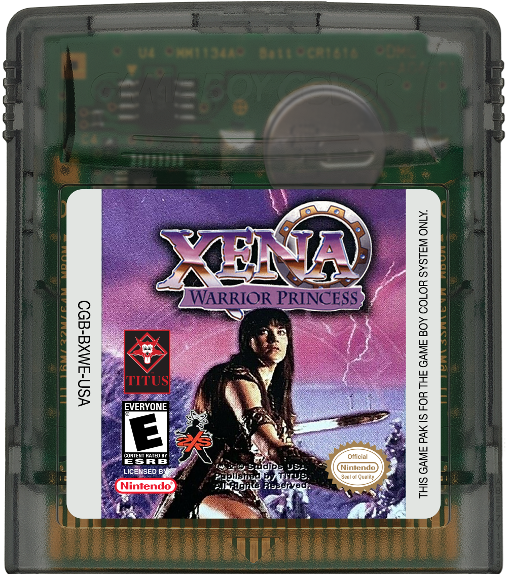 Xena - Warrior Princess Cartridge Label