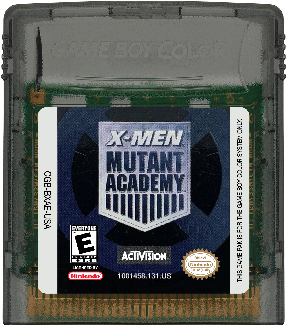 X-Men - Mutant Academy Cartridge Label