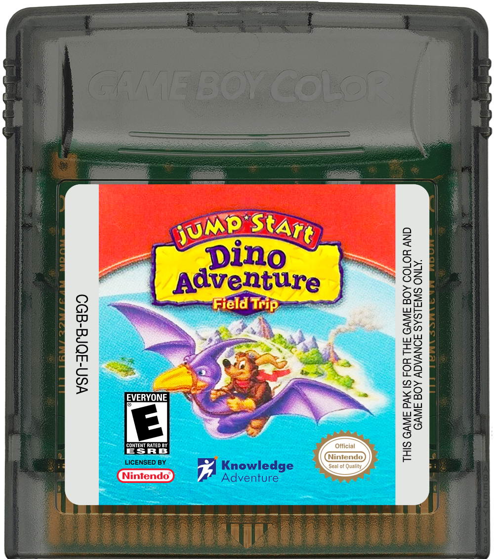 JumpStart Dino Adventure - Field Trip Cartridge Label