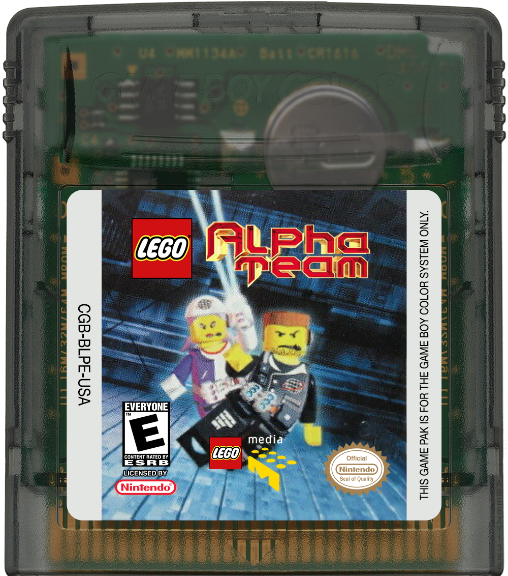 LEGO Alpha Team Cartridge Label