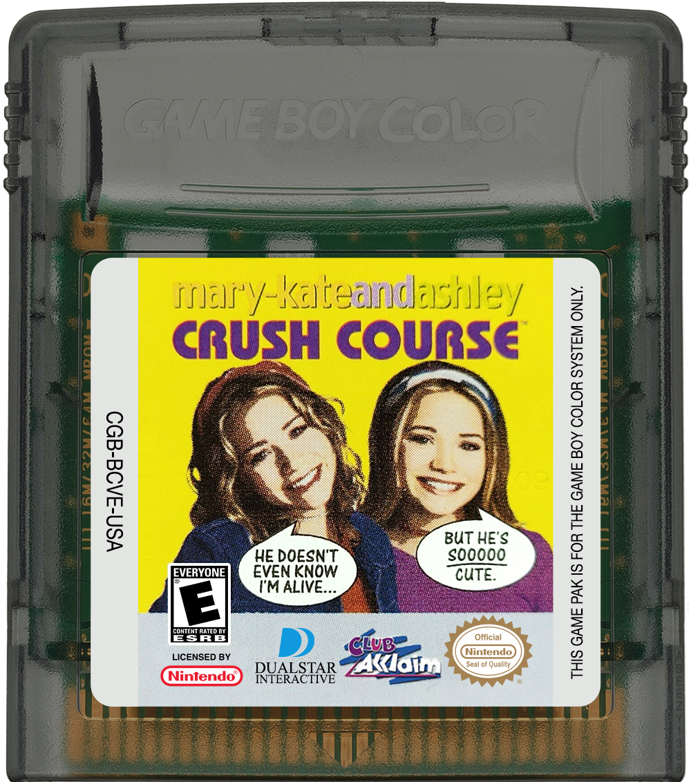 Mary-Kate and Ashley - Crush Course Cartridge Label