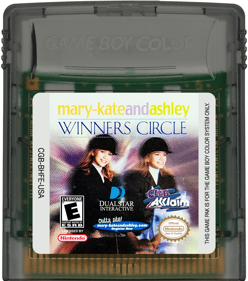 Mary-Kate and Ashley - Winners Circle Cartridge Label