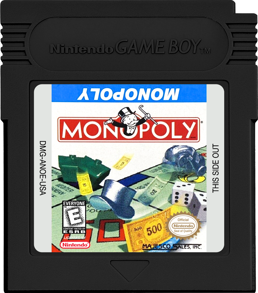 Monopoly Cartridge Label