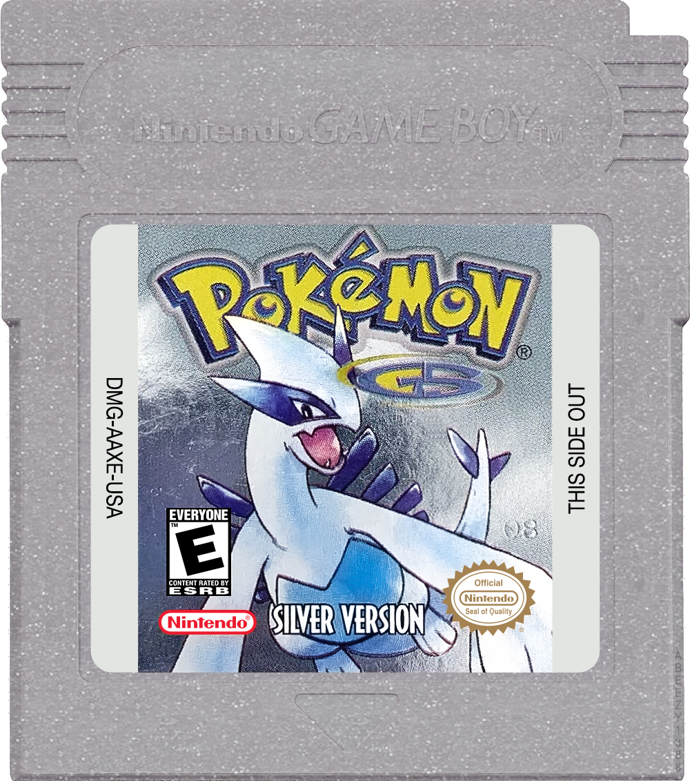 Pokémon - Silver Version Cartridge Label