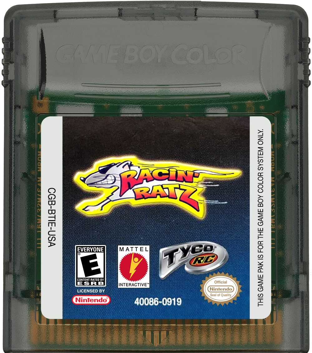 Racin' Ratz Cartridge Label