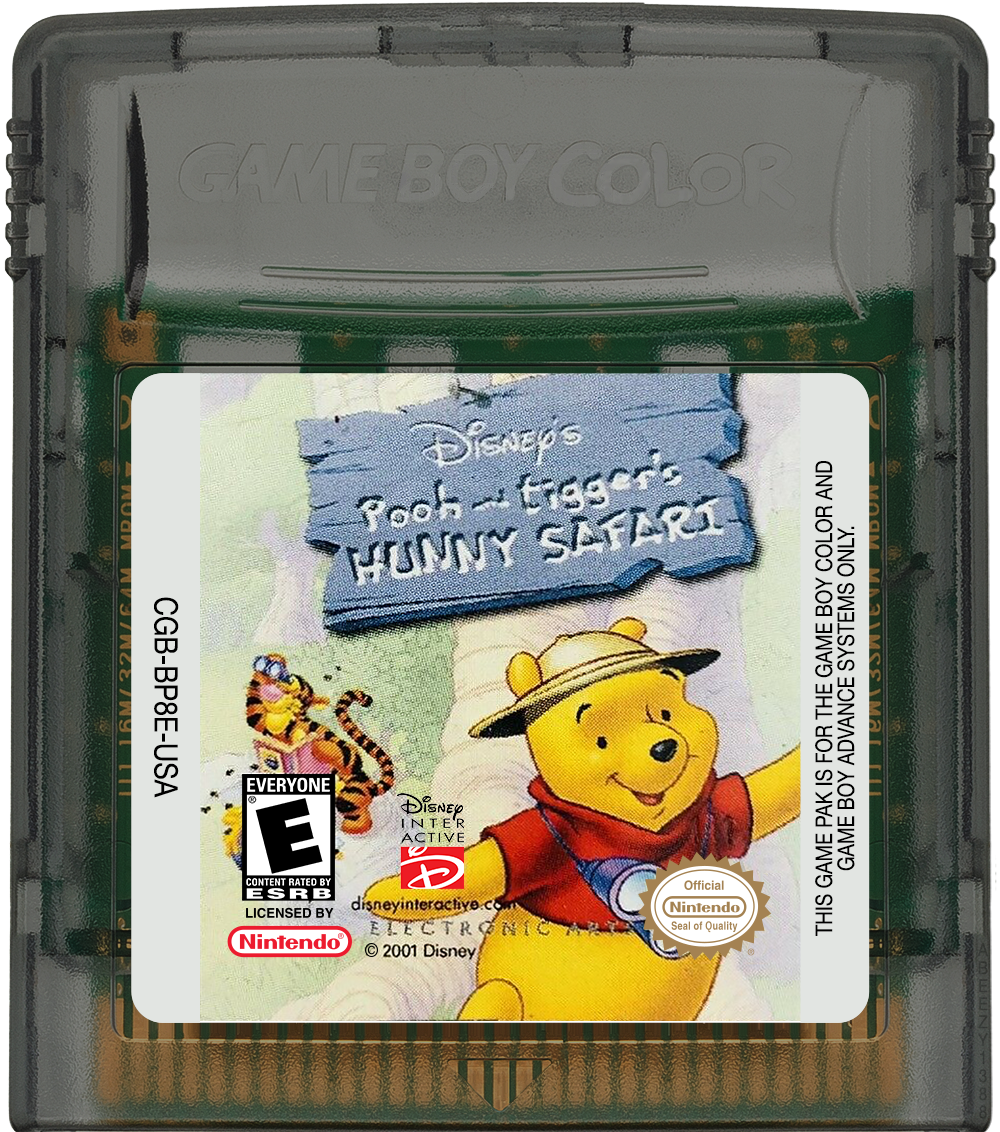 Pooh and Tigger's Hunny Safari Cartridge Label