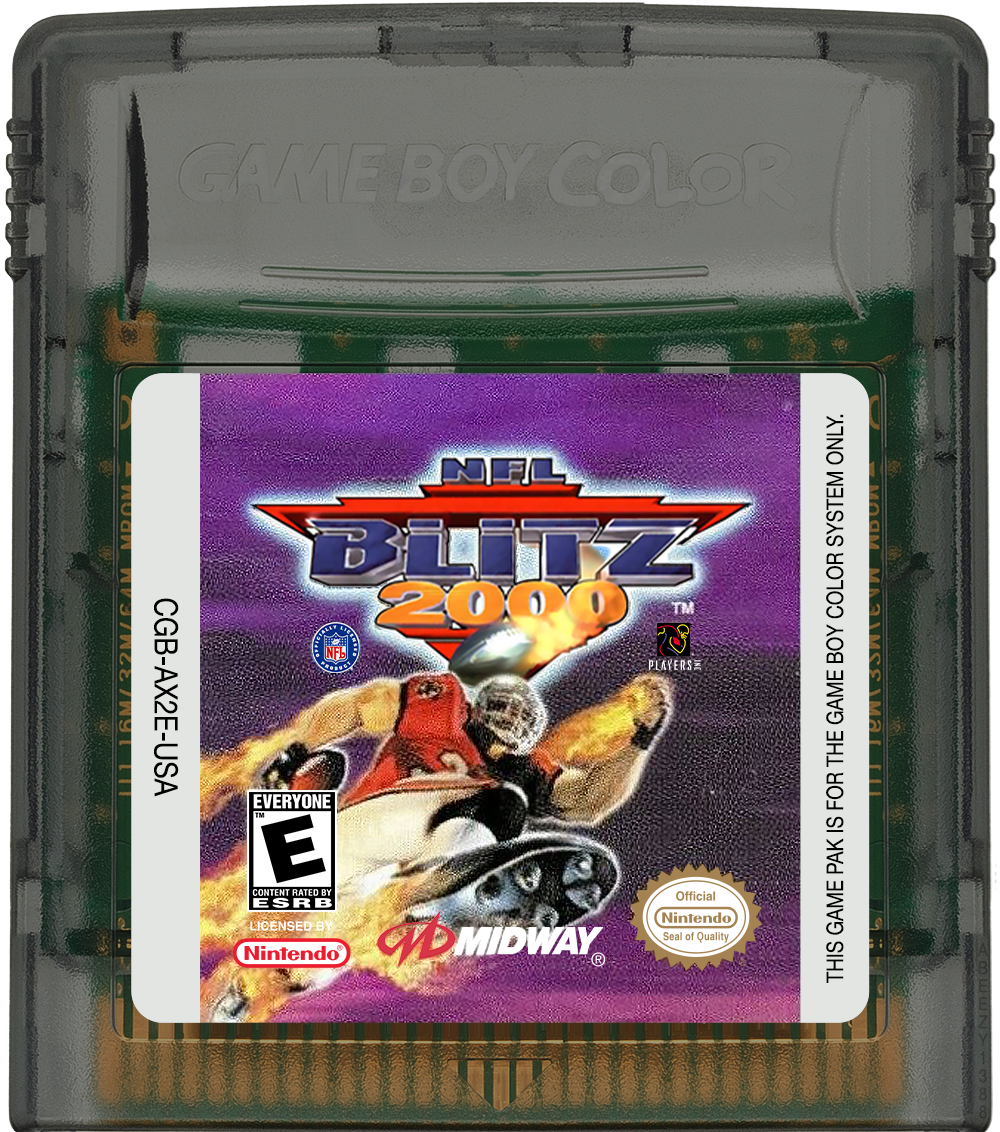 NFL Blitz 2000 Cartridge Label
