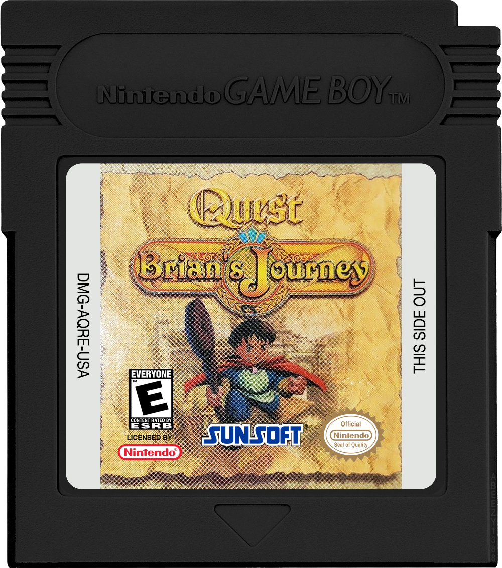 Quest - Brian's Journey Cartridge Label