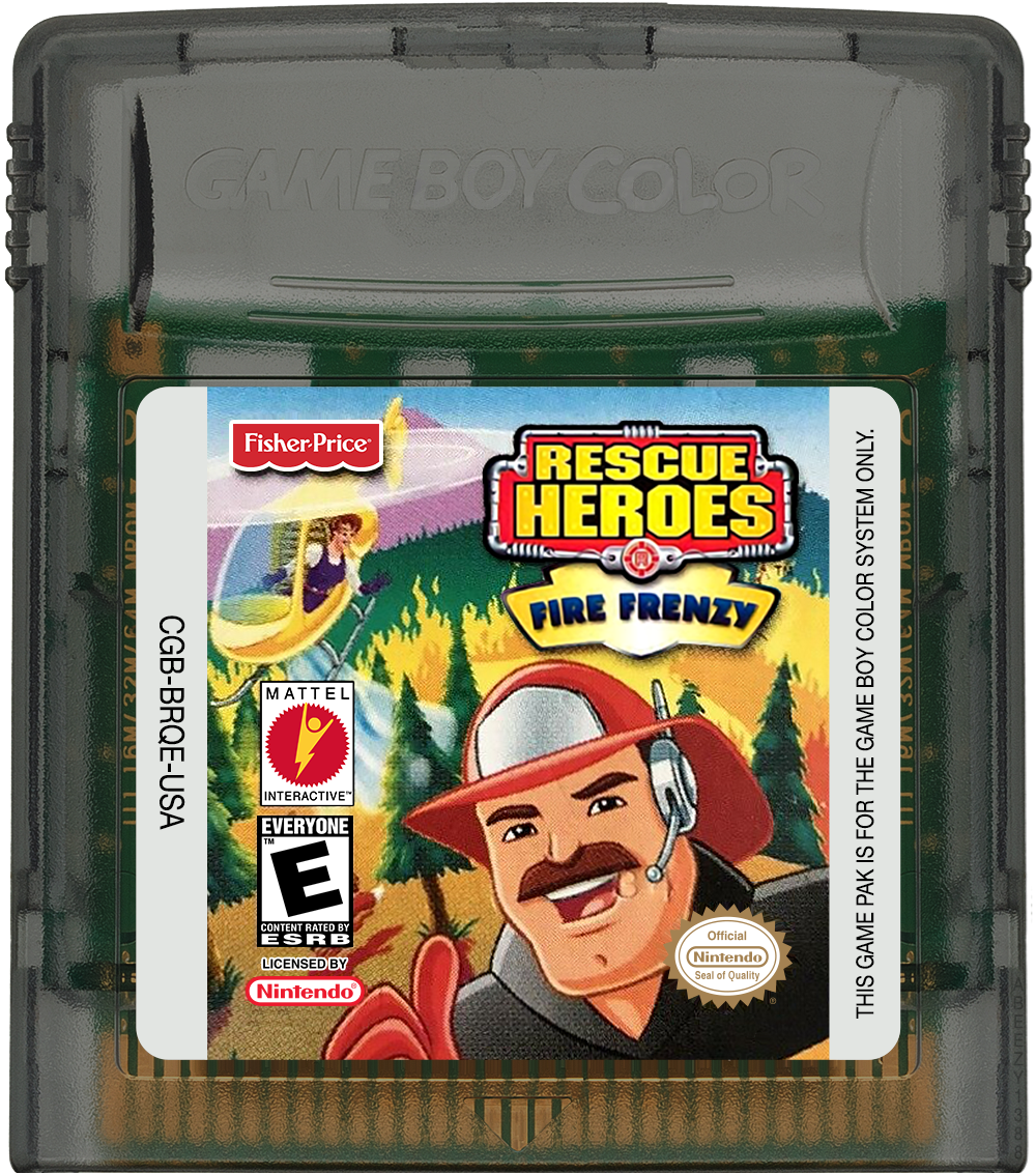 Rescue Heroes - Fire Frenzy Cartridge Label