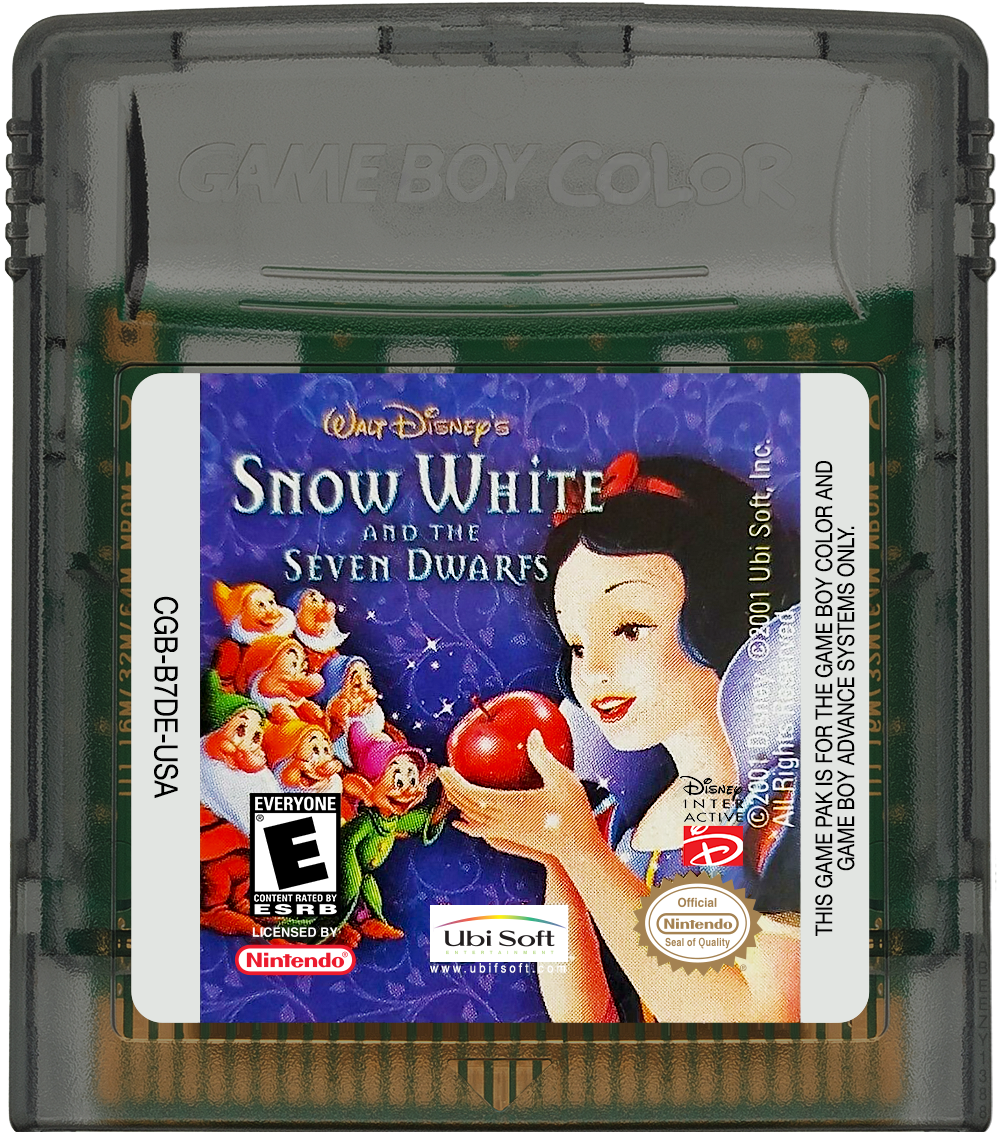 Snow White and the Seven Dwarfs Cartridge Label