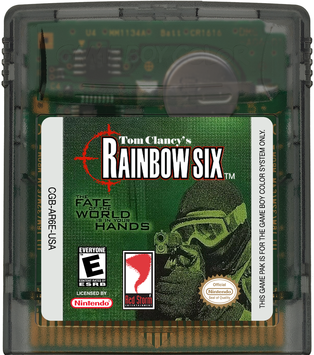 Tom Clancy's Rainbow Six Cartridge Label