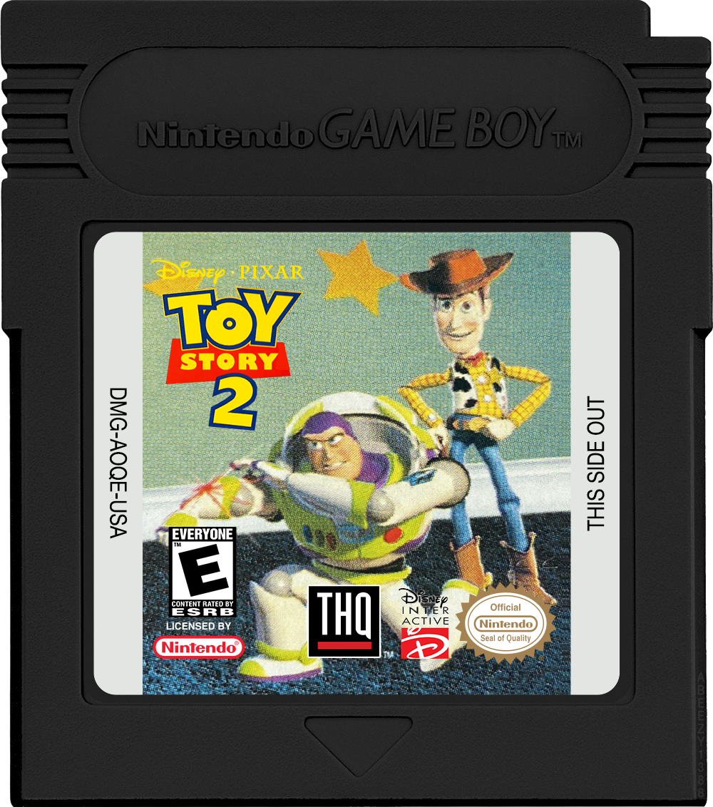 Toy Story 2 Cartridge Label
