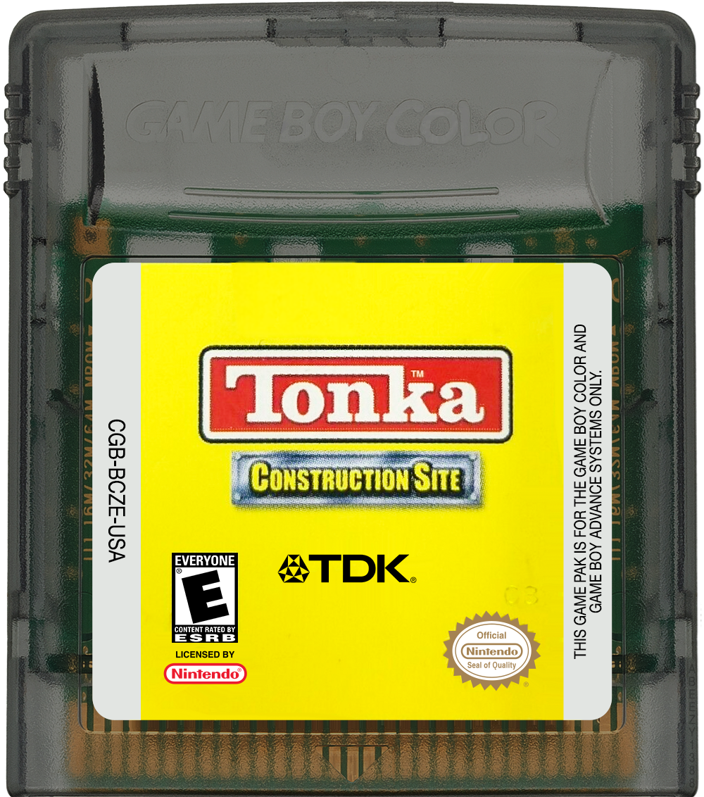 Tonka Construction Site Cartridge Label