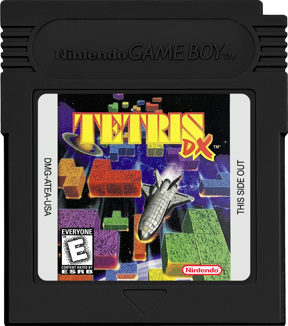Tetris DX Cartridge Label