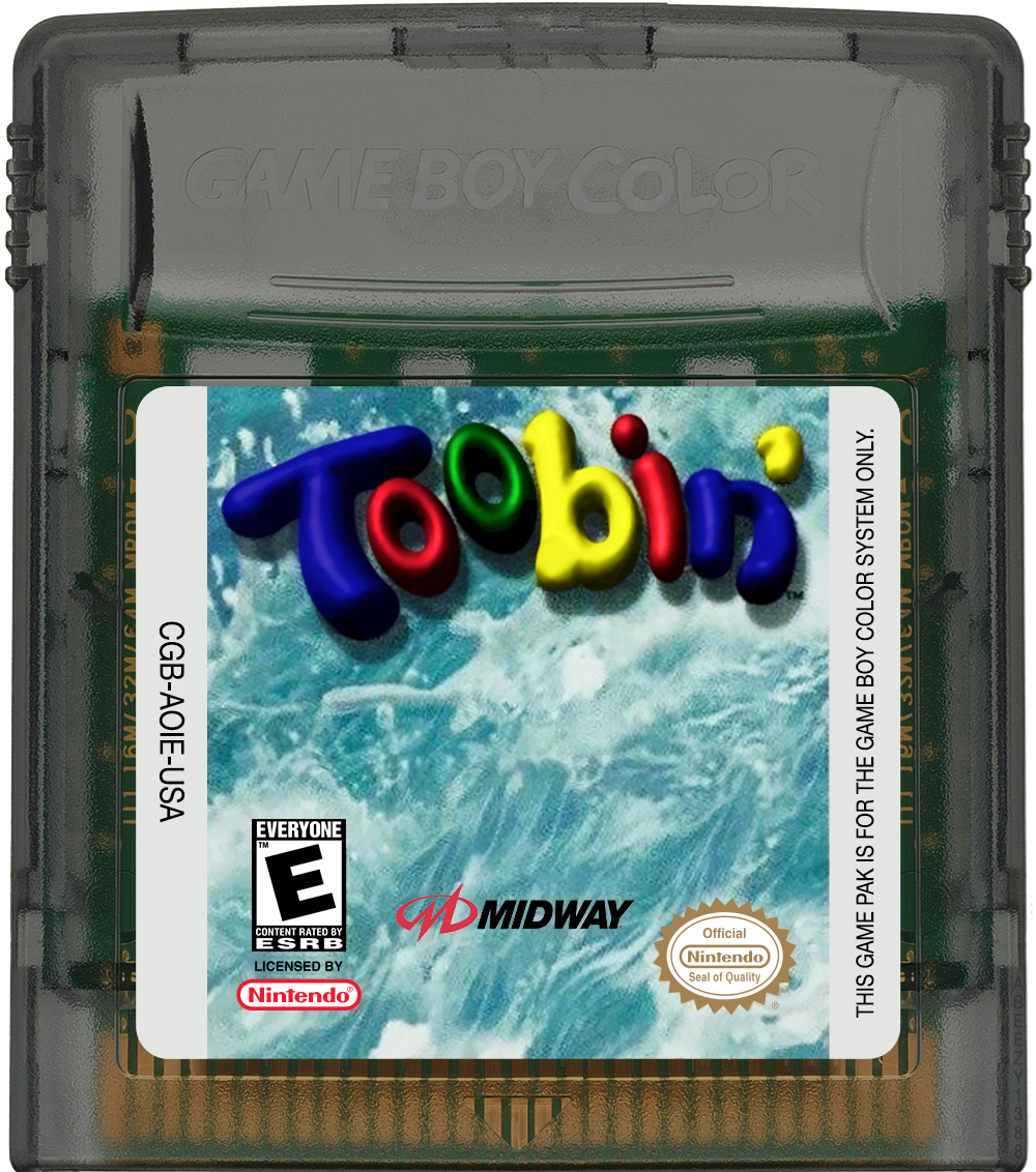 Toobin' Cartridge Label